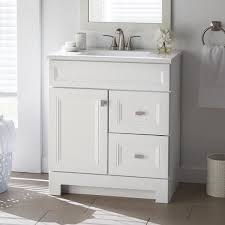 Home Decorators Collection Sedgewood 30 1 2 In W Bath Vanity In White With Solid Surface Technology Vanity Top In Arctic With White Sink Pplnkwht30d The Home In 2020 White Vanity Bathroom Bathroom