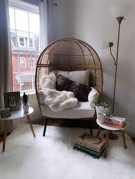 Better Homes And Gardens Ventura Boho Stationary Wicker Egg Chair Walmart Com In 2021 Room Inspiration Bedroom Cozy Room Decor Home Decor Bedroom