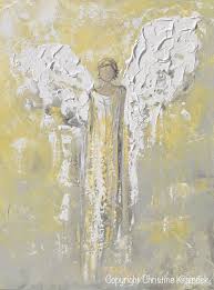 Art Angel Painting Lighting The Way Original Art Abstract Painting Angel Painting Depicting Guardian Angel Provid Angel Painting Abstract Art Painting