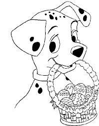 101 Dalmations Coloring Page Print 101 Dalmations Pictures To Color At Allkidsnetwork Com Bunny Coloring Pages Easter Coloring Pages Coloring Pages
