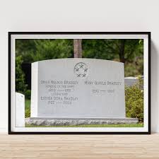 General Omar Bradley Art Print by Bill Rogers