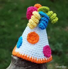 Calleigh S Clips Crochet Creations It S Party Hat Time Crochet Hats Crochet Patterns Crochet Hat Pattern