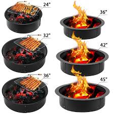 Here, we will review the top 10 smokeless fire pits of 2021 for you. 36 Diameter Steel Fire Pit Liner Ring Insert Heavy Duty Diy In Ground Fire Bowl 849504987987 Ebay