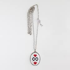 Mustafa Cross Stitch Necklace Cross Stitch Border Pattern Tiny Cross Stitch