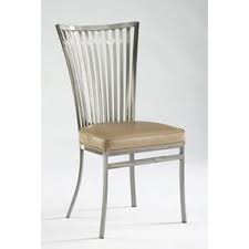 Check out our metal dining chair selection for the very best in unique or custom, handmade pieces from our dining chairs shops. Genesis Dining Chair Contemporary Metal Dining Chair By Johnston Casuals