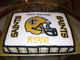 New Orleans Saints Birthday Cakes Saints Cake Birthday Cakes Football Birthday Cake Novelty Birthday Cakes Birthday Cake For Mom