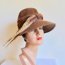 Vintage 1940s/1950s HARRY LEVINSON Fedora ~ size 7 to 7 1/8 ~ 50s Hat ~