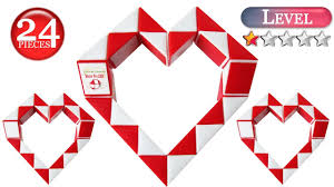 This is just the solution. Rubik S Snake Heart 24 Piece Snake Puzzle Shapes Magic Rubik Snake Twist Pattern Toy Ideas Youtube