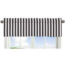 10% off first purchase · timeless, classic style · reliable value Sweet Jojo Designs Paris Striped Window Valance In Black White Bed Bath Beyond