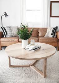 The best way to tie your room together is with a stylish coffee table. Diy Round Coffee Table