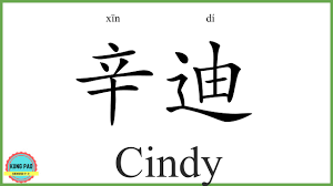 How To Say My Name Cindy In Chinese Youtube