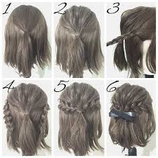 See more ideas about hairstyle, hair cuts, hair styles. Easy Prom Hairstyle Tutorials For Girls With Short Hair Simple Prom Hair Hair Styles Short Hair Styles