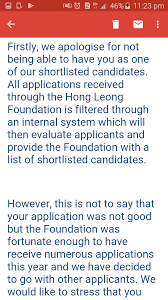 The hong leong foundation offers scholarships to malaysians intending to pursue further studies in diploma or undergraduate degree programme. Hong Leong Foundation Scholarship 2017 Interview Experience