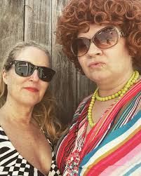 My inner Mrs. Roper got loose yesterday and she met the most fascinating  people: RBG, Fran Dresher, OG Barbie, and the Olympic diving champion  @jojostein, who just came in her work clothes. (@