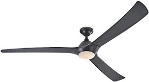 Large led ceiling fans are available in a variety of styles and finishes with added features like customizable blades, dc motors, and energy star rated integrated led light kits. Westinghouse Lighting 7204200 Techno Ii 72 Inch Black Indoor Dc Motor Ceiling Fan Dimmable Led Light Kit With Opal Frosted Glass Amazon Com