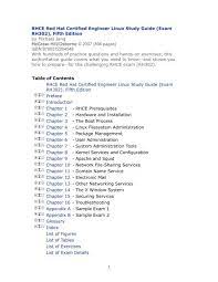 Rhce Red Hat Certified Engineer Linux Study Guide Exam Rh302