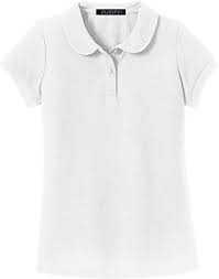 Zuzify Girls Soft Touch Peter Pan Collar Polo Shirt Qr0411 Casual Coats For Women Girls Collar Shirt Shirts