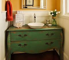 Paint And Perhaps Repurpose Under Used Furniture Primitive Bathrooms Repurposed Dresser Refurbished Dressers