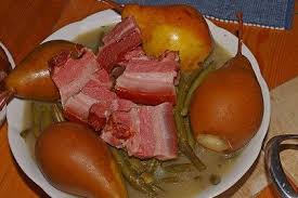 Birnen Bohnen Und Speck Von Creativkoch Chefkoch Rezept Birnen Bohnen Und Speck Rezepte Lebensmittel Essen