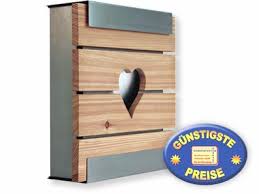 Sie können ihn auch aus holz oder. Briefkasten Keilbach Glasnost Wood Heart 1501 Briefkastenverkauf De