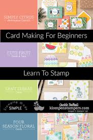 Kits include blank cards and envelopes in unique themes, designs, and colors. I Ve Got Some Great Card Making Ideas For Beginners With Loads Of Tips To Learn How To Stamp On My Cha Card Making Ideas For Beginners Simple Cards Card Making