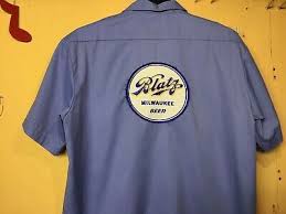 Blatz Beer Delivery Guy Work Shirt Dickies Xl Fashion Collectibles Brewerianab Work Shirts Beer Advertising Pabst Blue Ribbon Beer