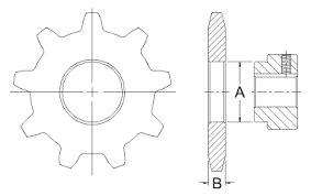 G G Manufacturing Company Weldasprockets Detachable Chain