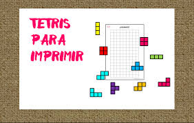 Recursos para ayudar a los estudiantes en sus tareas escolares. Tetris Para Imprimir Imprimible Para Ninos Aprendiendo Con Julia