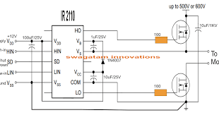 The Post Explains A Simple Variable Frequency Drive Or Vfd Circuit Which Can Be Used For Driving All Electronic Engineering Electronics Circuit Circuit Diagram