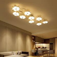 Plums Creative Modern Ceiling Luminaires For Living Room Bedroom Indoor Ceiling Lam Ceiling Lights Living Room Ceiling Lamps Living Room Ceiling Design Bedroom