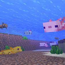 Minecraft Axolotls How To Get The Blue Axolotl Rock Paper Shotgun