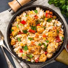 ¡haz clic para prepararlo en casa! Arroz Con Pollo Y Menestra De Verduras