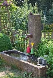 Backyard Garden Fence Fairygardenplanter Gardenartinspiration Gardentipstrees Brunnen Garten Steinbrunnen Garten Wasserbrunnen Garten
