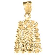 Shop the largest selection of precious metals in the industry on apmex.com. 10k 14k Or 18k Gold 1 4 Oz Nugget Pendant Az5766dz