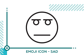 We upload amazing new content everyday! Emoji Icon Sad Graphic By Freddyadho Creative Fabrica