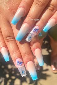 #nails #nail art #manicure #butterfly nails #nail design #nail polish #press on nails #press ons #submission. Cute Nail Design Ideas For Summer Brides Wedding Nails Bridal Nails
