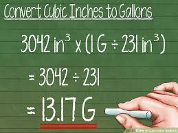 how to calculate gallons with pictures wikihow