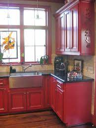 I experimented with countertop paint in my kitchen. Womens White Icon Trainers Red Kitchen Cabinets Kitchen Inspirations Kitchen Decor