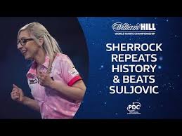 Fallon Sherrock Defeats Suljovic 2019 20 World Championship Youtube World Championship Fallon Michael Van Gerwen