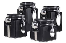Maybe you would like to learn more about one of these? Quick Access And Space Saving Modern Design Convenient Sizes Air Tight Kitchen Canister Set By Premius Red 3 Piece Glass And Metal Canisters Great Safe And Fresh Food Kitchen Dining Food Storage Eudirect78 Eu