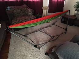 We also sell a wide range of hammock stands so they are free standing in the garden or even in your house. Gear Guide Folding Hammock Stand With Parachute Hammock