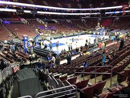 Wells Fargo Center Section 122 Philadelphia 76ers