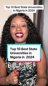 Top 10 Best State Universities in Nigeria in 2024 #universities  #highereducation #nigeriauniversity #lasu #nigeriatiktok