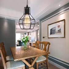 Industrial Rustic Hanging Ceiling Lamps Pendant Lights Living Room Hanging Hanging Ceiling Lamps Plug In Pendant Light Living Dining Room