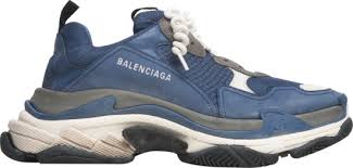 Maybe you would like to learn more about one of these? Balenciaga Blue Curly Lace Triple S Sneakers Incorporated Style