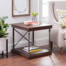 Sonoma Dark Finish Side Table Kirklands Chair Side Table Table Round Accent Table