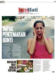 Pencemaran bunyi ialah pencemaran yang paling tidak diambil endah oleh manusia. Impak Pencemaran Bunyi Klik