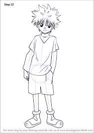 Step by step anime drawing tutorial on how to draw killua zoldyck from hunter × hunter.キルア゠ゾルディックの描き方.if you like it. Learn How To Draw Killua Zoldyck From Hunter X Hunter Hunter Hunter Step By Step Drawing Tutorials