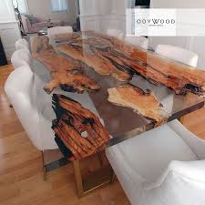 Olive Wood Epoxy Resin Dining Table Custom Order Etsy Wood Pieces Resin Table Epoxy Wood Table