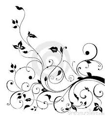 Black And White Vines Black Flower And Vines Pattern Vine Drawing Flower Drawing Colorful Drawings